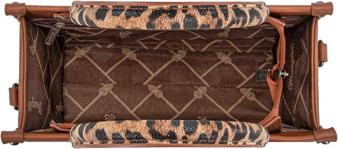 Wrangler Leopard Print Concealed Carry Tote/Crossbody