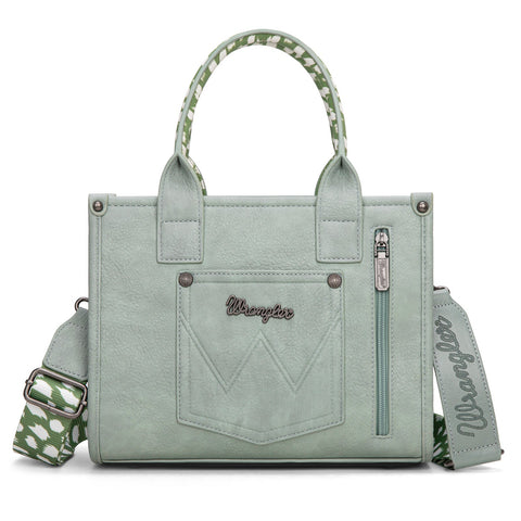 Wrangler Leopard Print Concealed Carry Tote/Crossbody