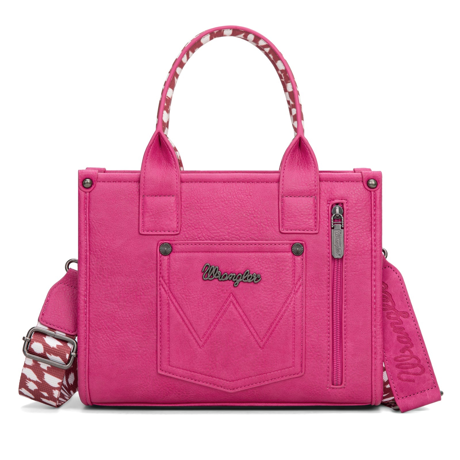 Wrangler Leopard Print Concealed Carry Tote/Crossbody