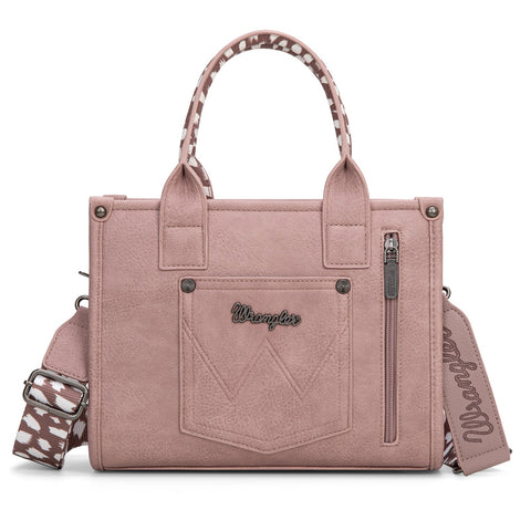 Wrangler Leopard Print Concealed Carry Tote/Crossbody