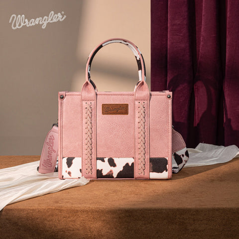 Wrangler Leopard Print Concealed Carry Tote/Crossbody
