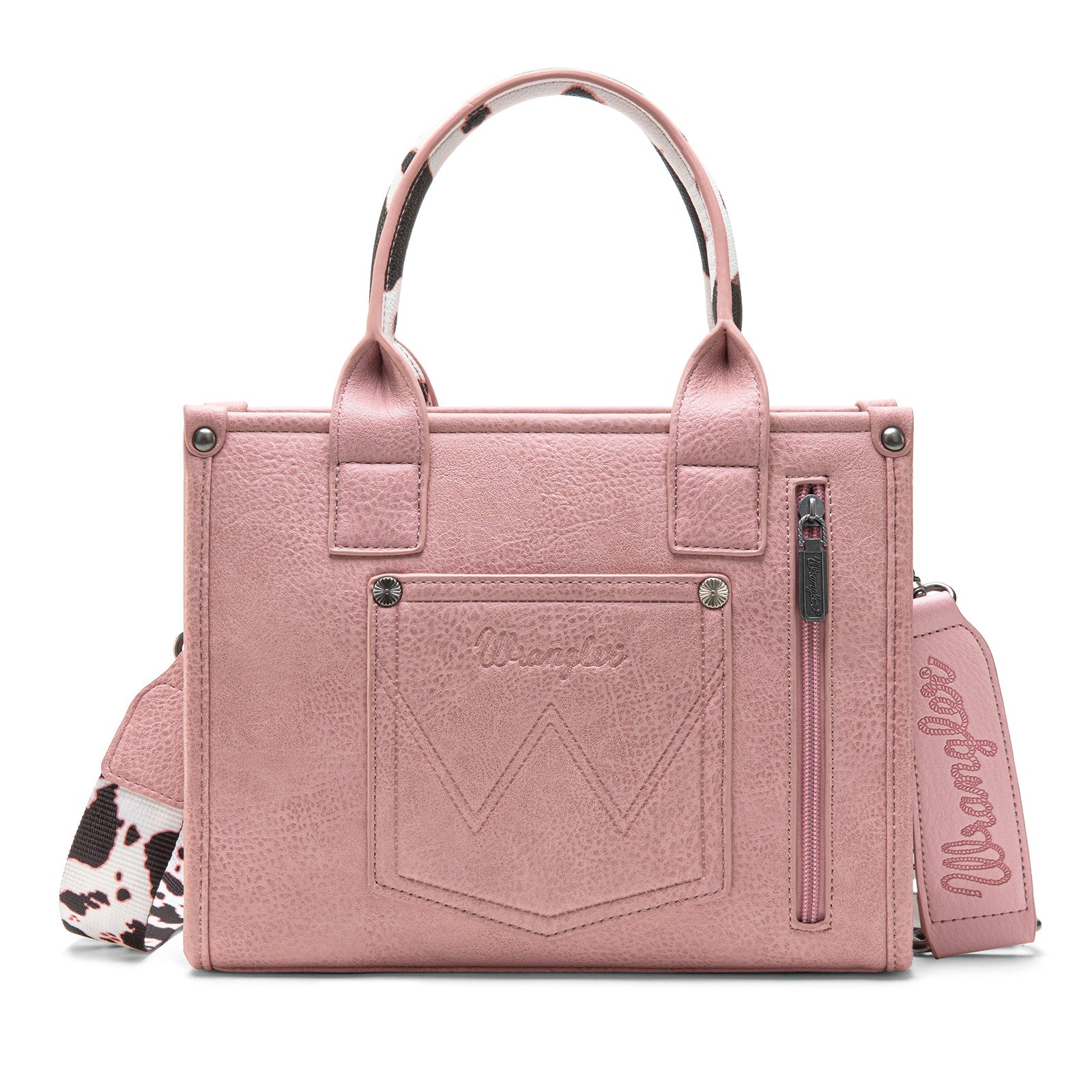 Wrangler Leopard Print Concealed Carry Tote/Crossbody