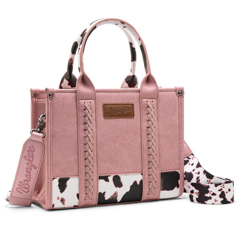 Wrangler Leopard Print Concealed Carry Tote/Crossbody