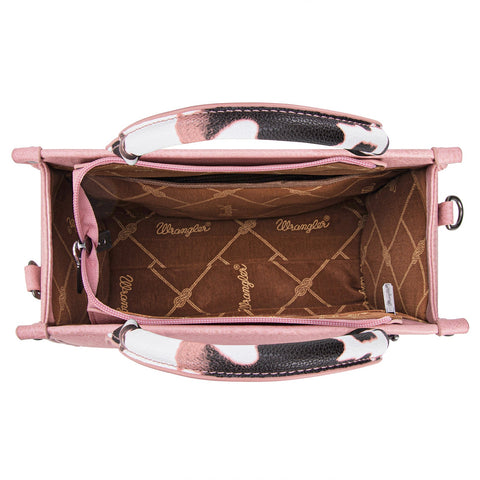 Wrangler Leopard Print Concealed Carry Tote/Crossbody