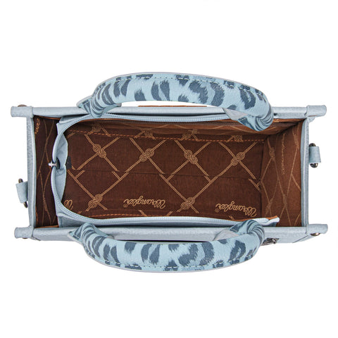 Wrangler Leopard Print Concealed Carry Tote/Crossbody