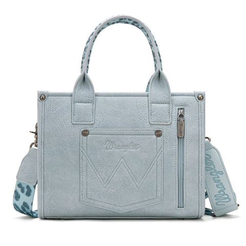 Wrangler Leopard Print Concealed Carry Tote/Crossbody
