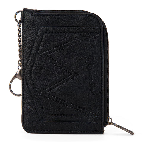 Wrangler Cow Print Mini Zip Card Case