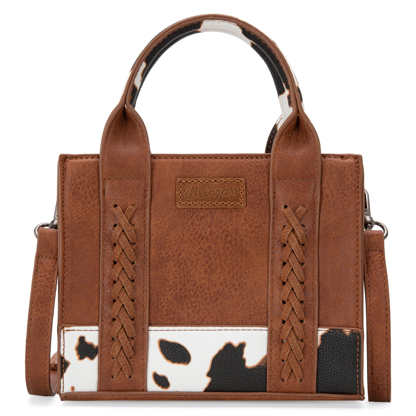 Wrangler Leopard Print Concealed Carry Tote/Crossbody