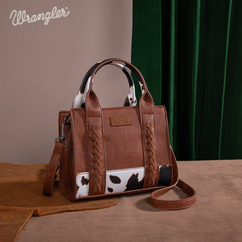 Wrangler Leopard Print Concealed Carry Tote/Crossbody