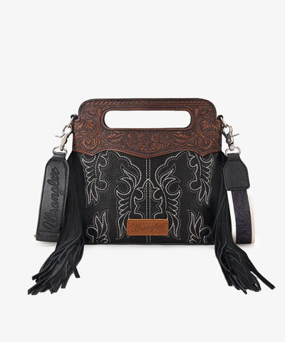 Wrangler_Tooled_Fringe_Crossbody_Bag_Black