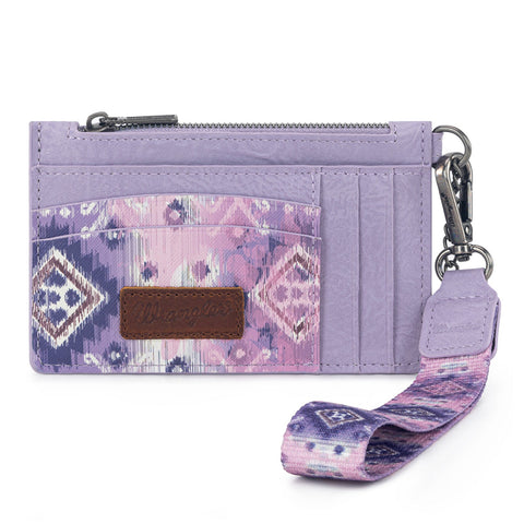 Wrangler Leopard Print Key Chain Wristlet Card Wallet