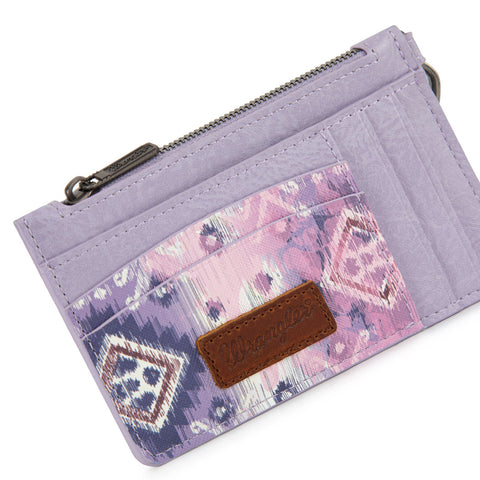 Wrangler Leopard Print Key Chain Wristlet Card Wallet