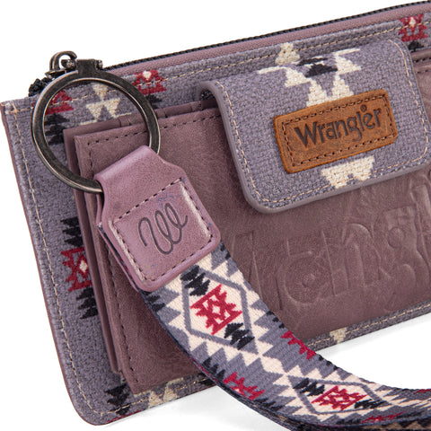 Wrangler Aztec Print Wristlet