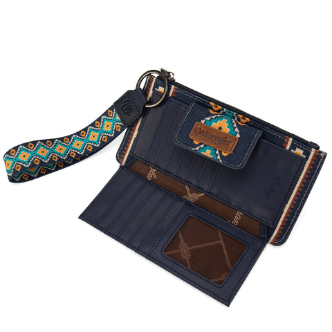 Wrangler Aztec Print Wristlet