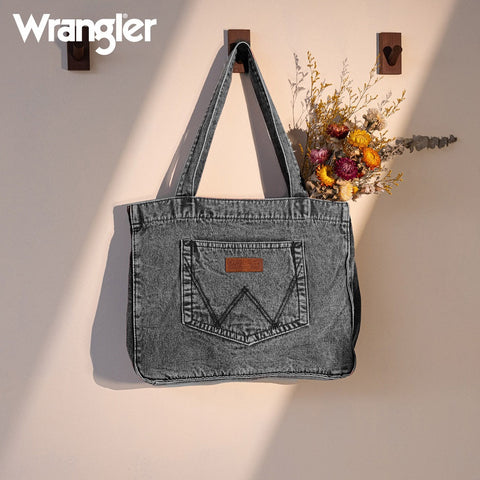 Wrangler Stitch Denim Tote Bag