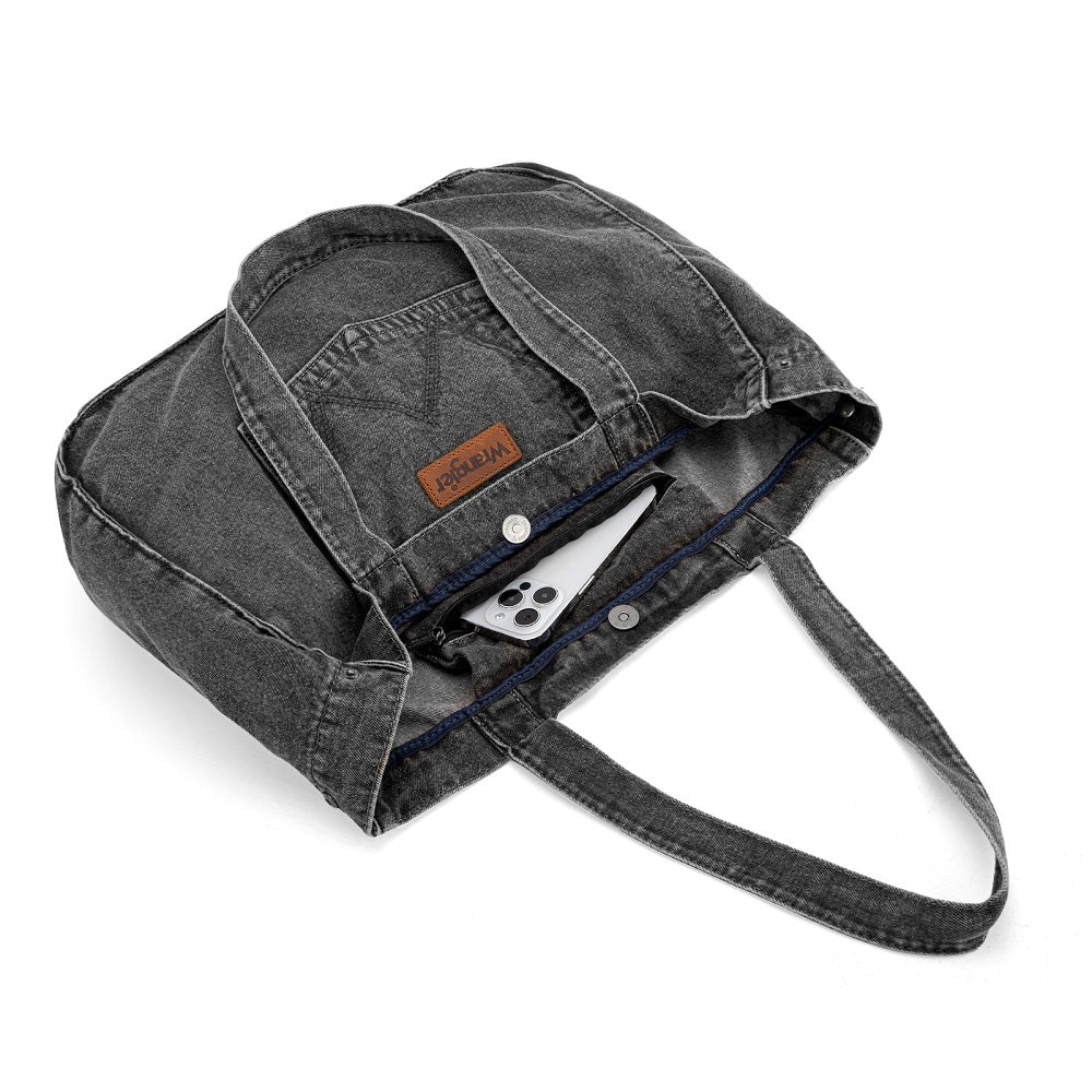 Wrangler Stitch Denim Tote Bag