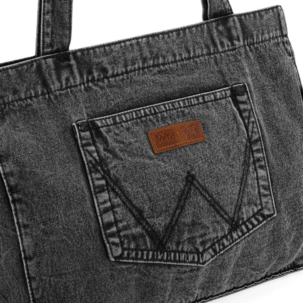 Wrangler Stitch Denim Tote Bag
