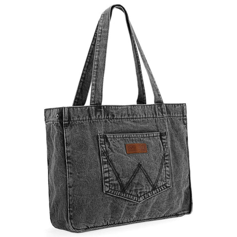 Wrangler Stitch Denim Tote Bag