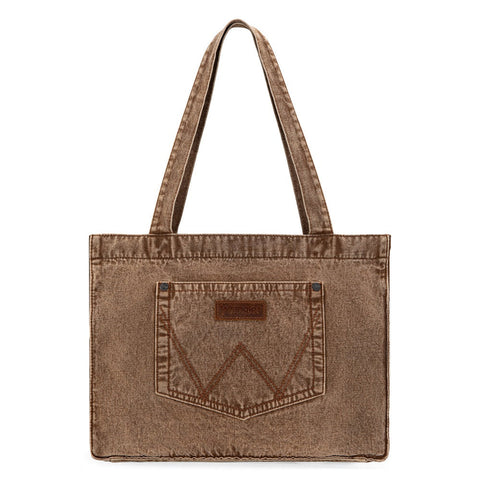 Wrangler Stitch Denim Tote Bag