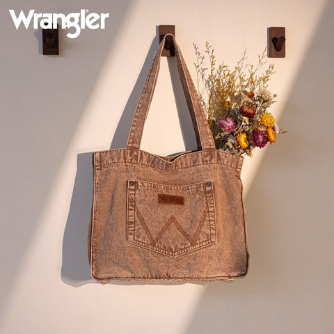 Wrangler Stitch Denim Tote Bag