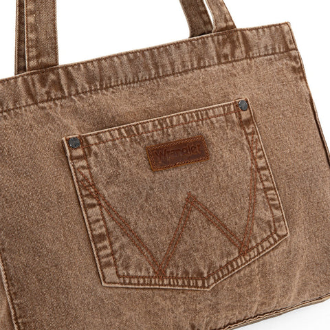 Wrangler Stitch Denim Tote Bag