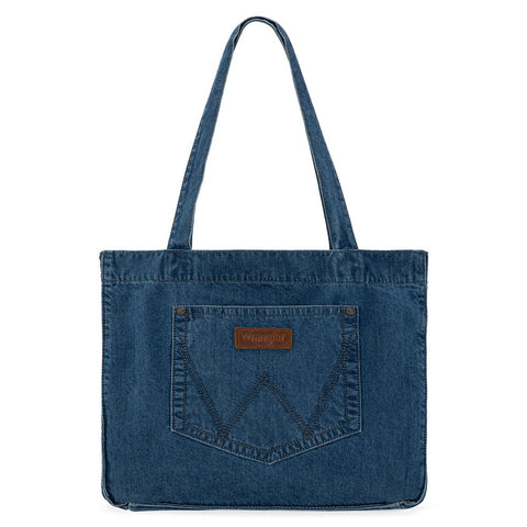 Wrangler Stitch Denim Tote Bag
