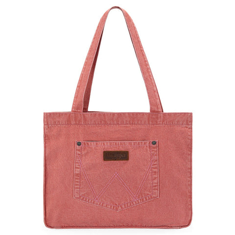 Wrangler Stitch Denim Tote Bag
