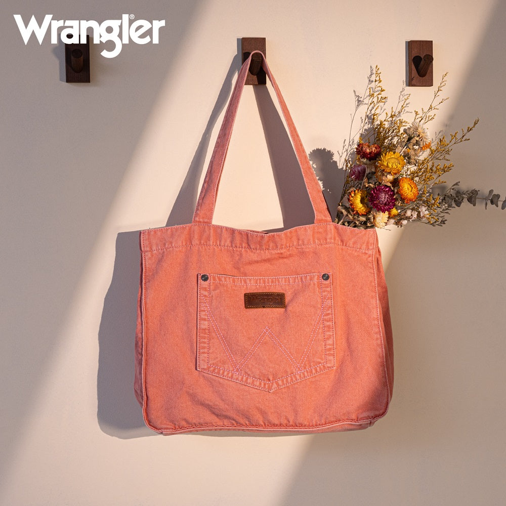 Wrangler Stitch Denim Tote Bag