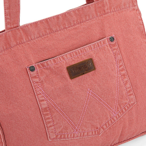 Wrangler Stitch Denim Tote Bag