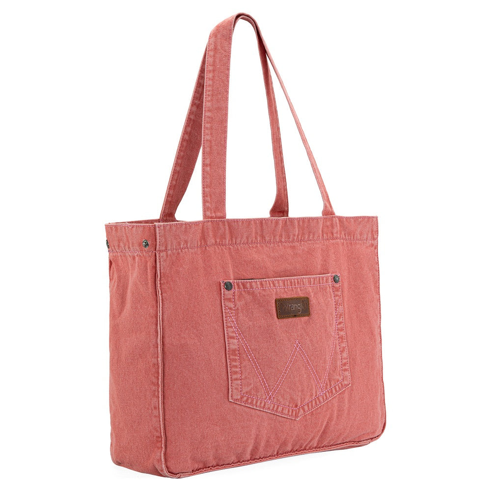 Wrangler Stitch Denim Tote Bag