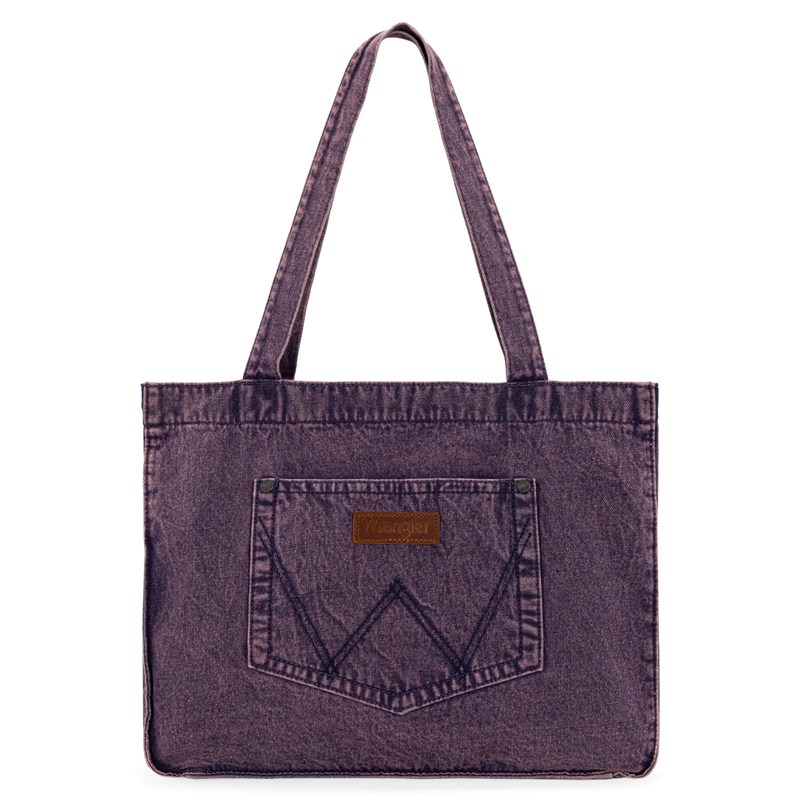 Wrangler Stitch Denim Tote Bag