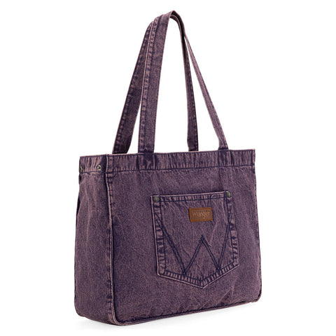 Wrangler Stitch Denim Tote Bag