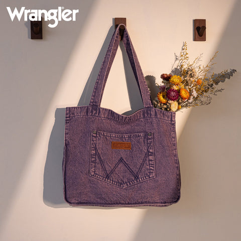 Wrangler Stitch Denim Tote Bag