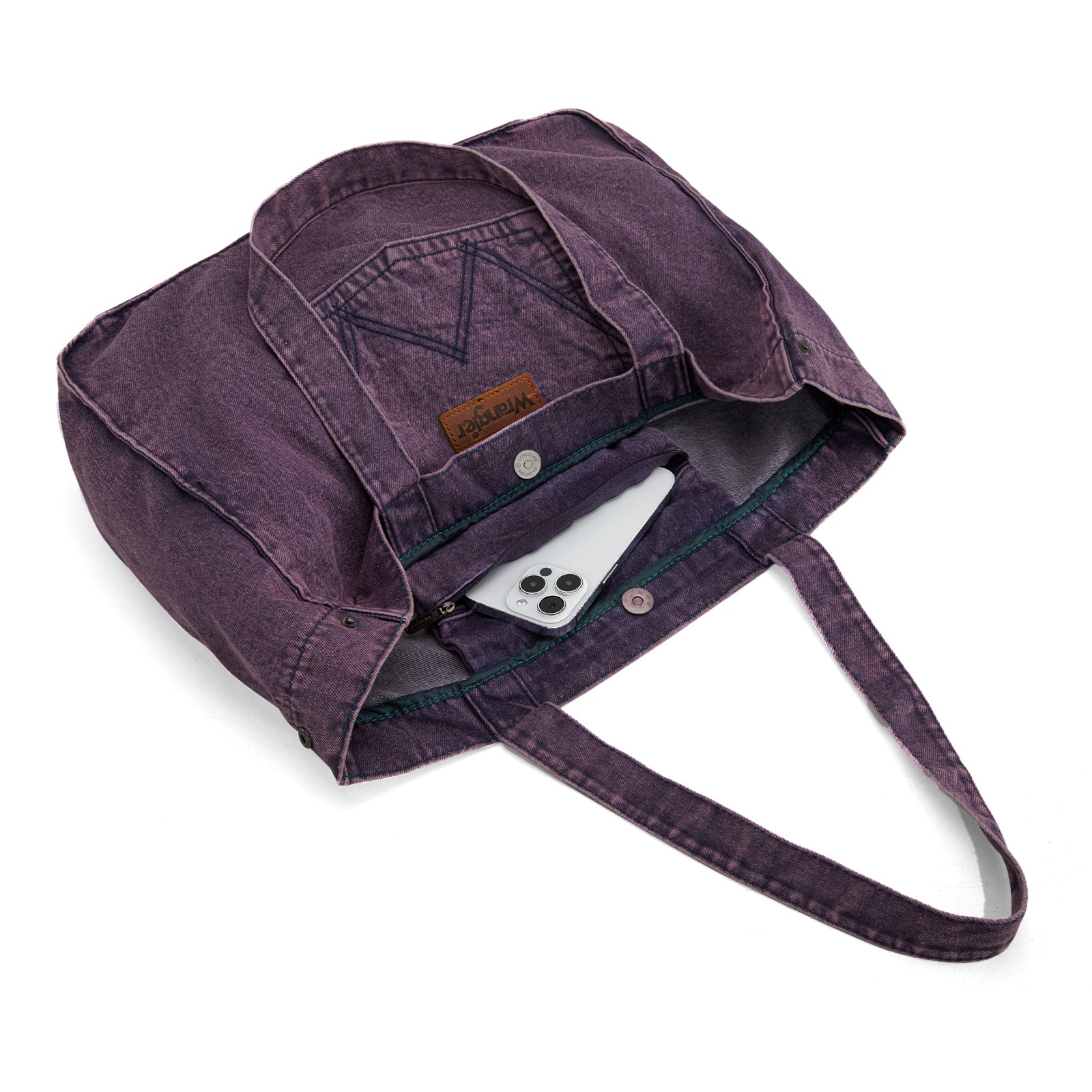 Wrangler Stitch Denim Tote Bag