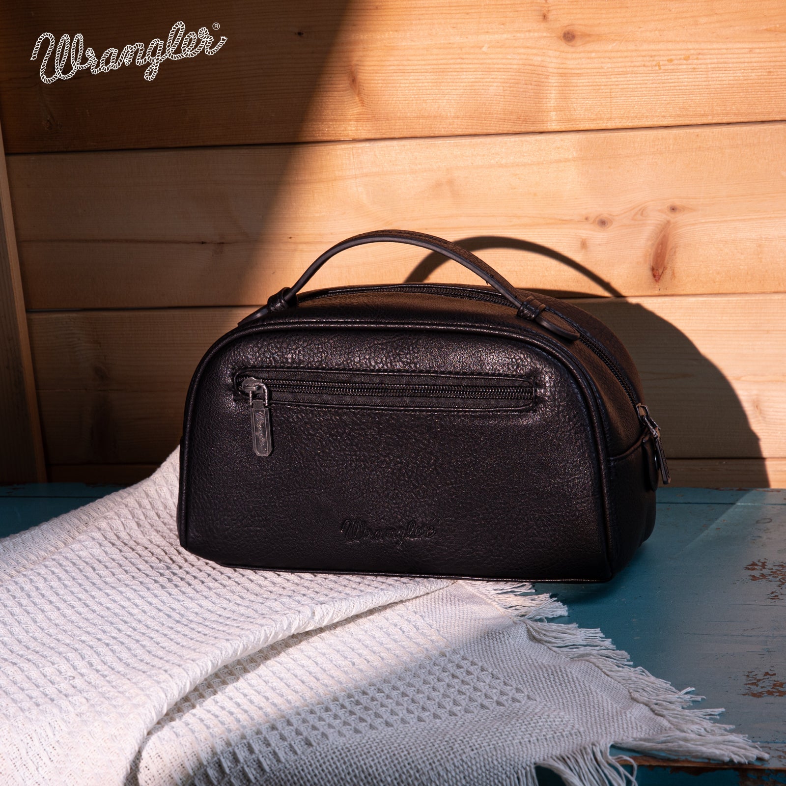 Wrangler Embroidered Multi Purpose/Travel Pouch