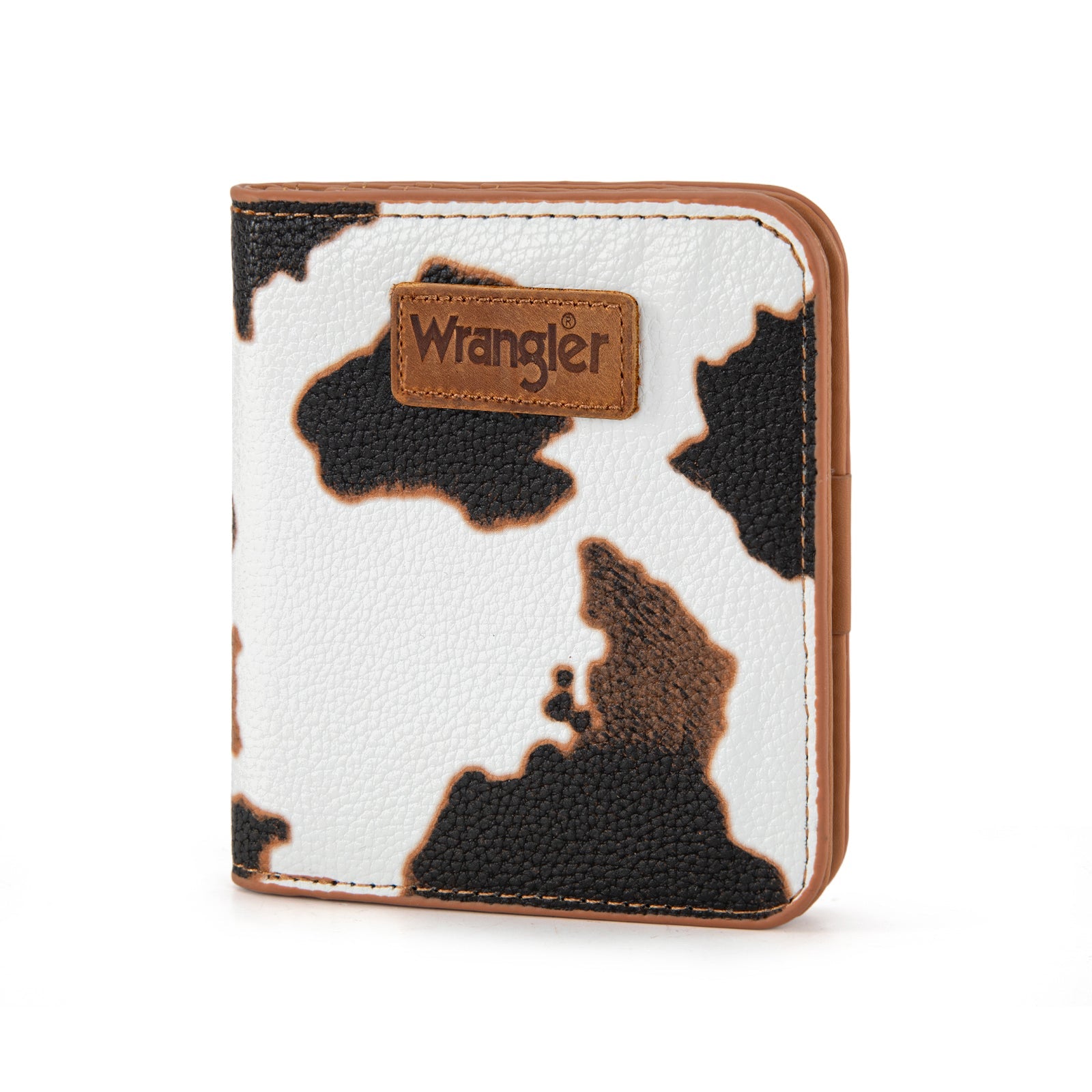 Wrangler Cow-Print Small BI-Fold Wallet RFID Card Holder