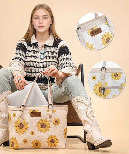 Wrangler Sunflower Tote Bag