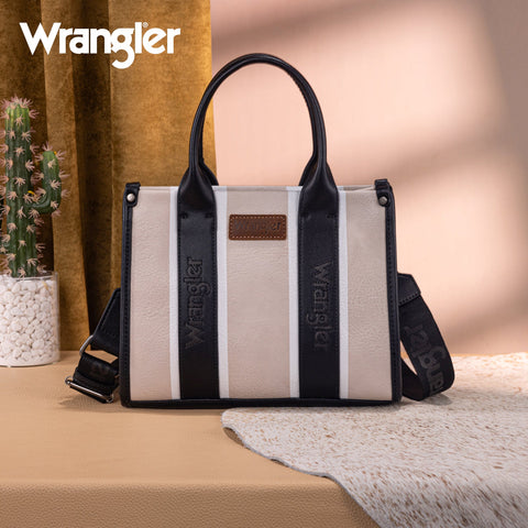 Wrangler Color Block Tote/Crossbody