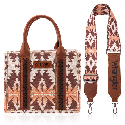 Wrangler Southwestern Crossbody Tote Bag