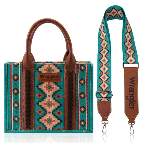 Wrangler Southwestern Crossbody Tote Bag