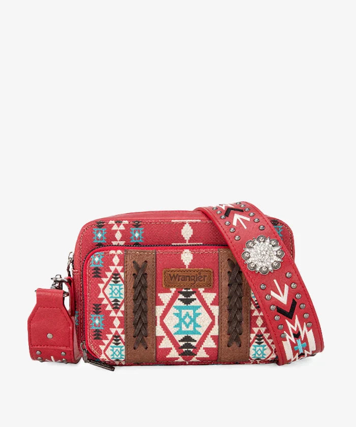 Wrangler_Aztec_Printed_Crossbody_Purse_Red