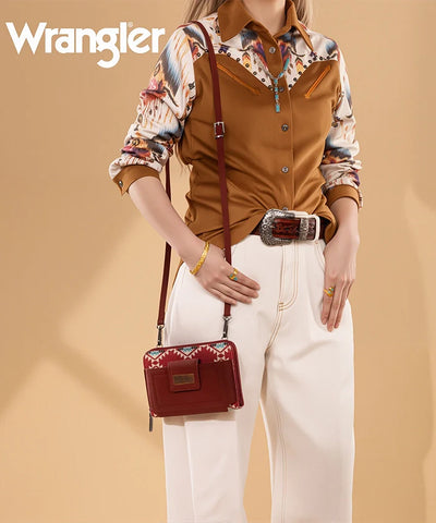 Wrangler Print Mini Crossbody Purse