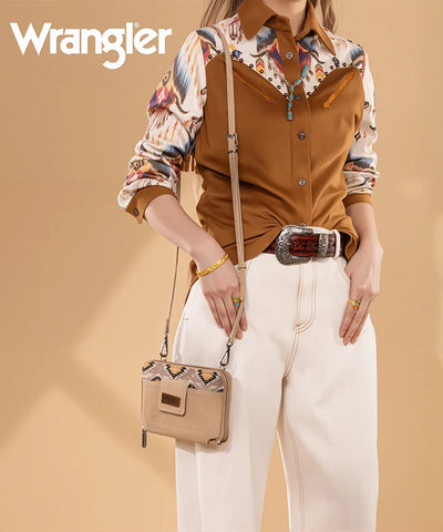 Wrangler Print Mini Crossbody Purse