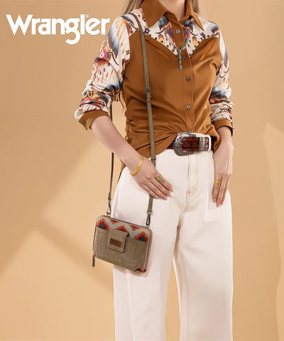 Wrangler Print Mini Crossbody Purse