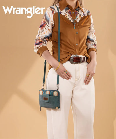 Wrangler Print Mini Crossbody Purse