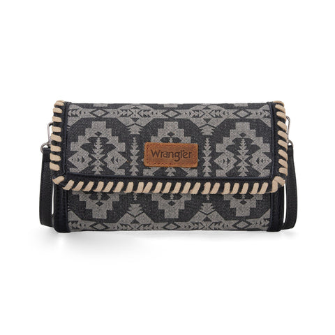 Wrangler Southwestern Print  Wallet/Wristlet/Crossbody Bag