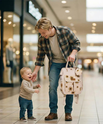 Wrangler Leopard Print Diaper Bag in BG