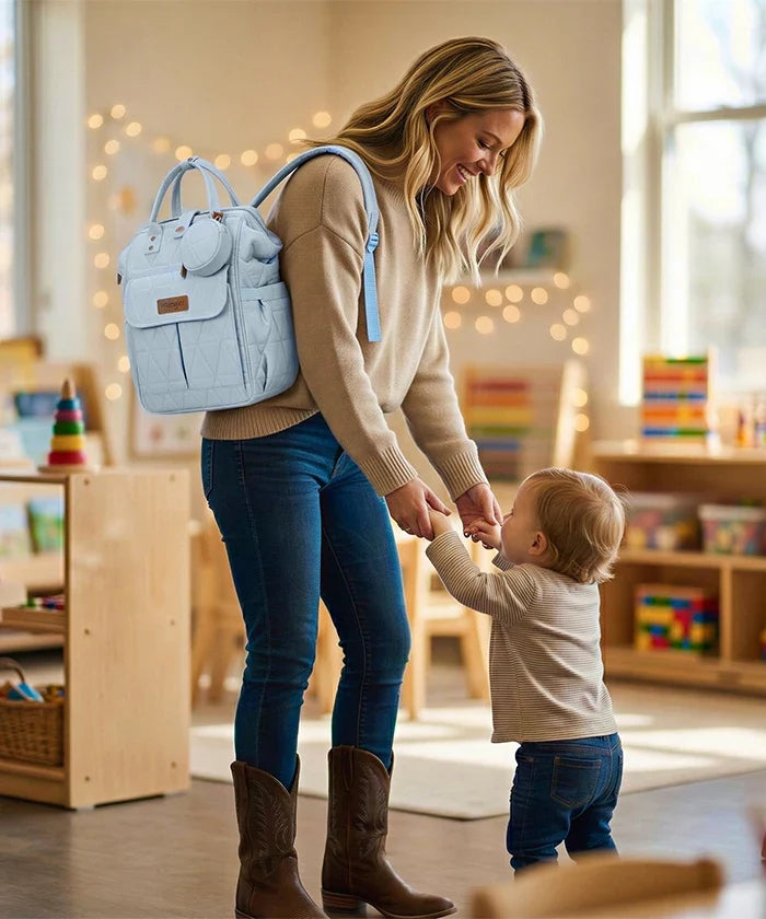 Western Mommy Backpack in BL