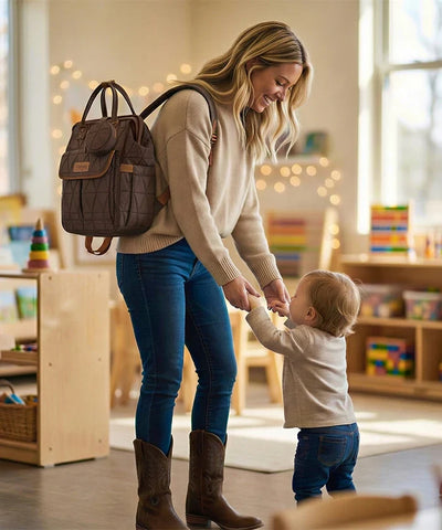Wrangler Leopard Print Diaper Bag in CF