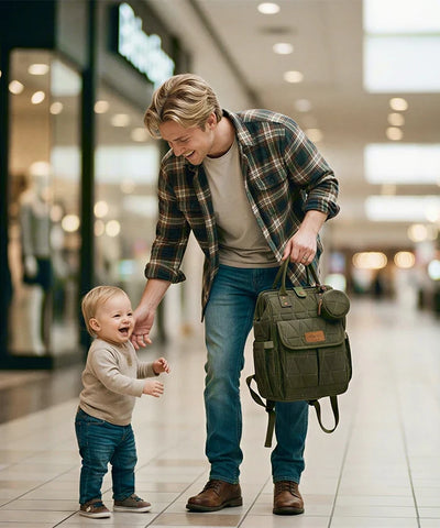 Wrangler Leopard Print Diaper Bag in GN